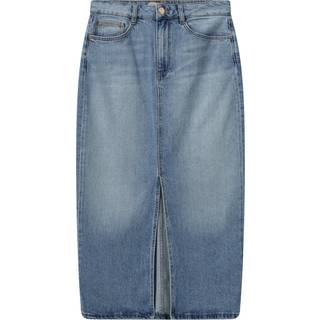 Mos Mosh Mmmella Denim Skirt Nederdele 161200 Blue (25)