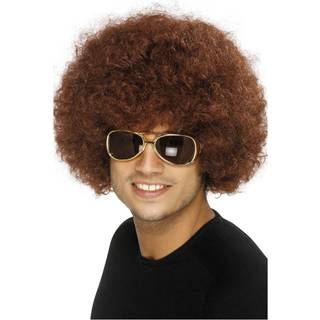 Afro Perücke Braun