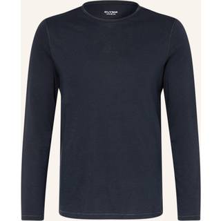 OLYMP Herren Longsleeve blau