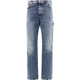 Heron Preston EX Ray Mid Wash Jeans Blue