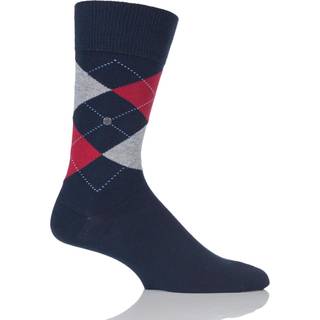 Burlington Herren Socken blau Baumwolle & Mix Gemustert