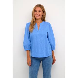 Kaffe KAjollia Bluse - Blå - Str 36 - Damer