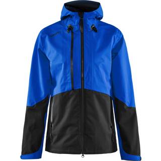 Block shell jkt W - Blue