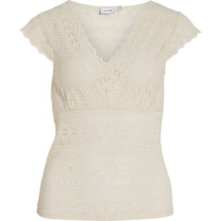 Vichikka V-neck Cap Sleeve Top