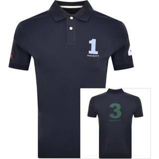 HACKETT Herren Polo-Shirt blau Classic Fit