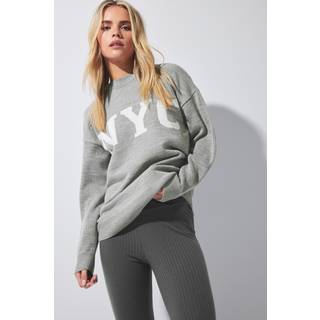 PixieGirl Petite PixieGirl Petite Grey Amour Jumper