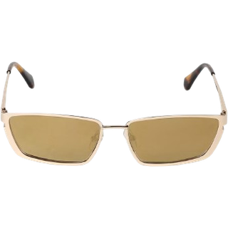 Off-White Unisex OERI119 Richfield 7676 gold gold Solbriller Metal Guld Guld Firkantet Normal