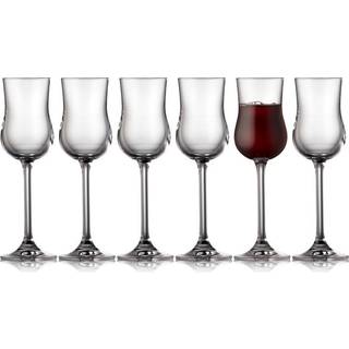Juvel Portvin/grappa 6 stk. fra Lyngby Glas - Clear farve - Krystalglas