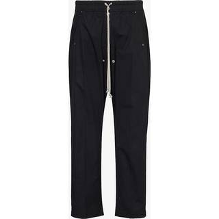 Rick Owens Bela cotton-blend poplin pants - black - XL