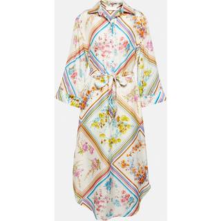 Zimmermann Halcyon floral silk midi dress - multicoloured - XS