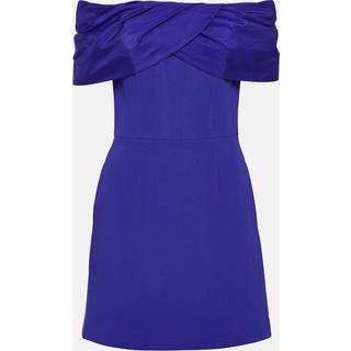 Rebecca Vallance Cora off-shoulder minidress - blue - XXL