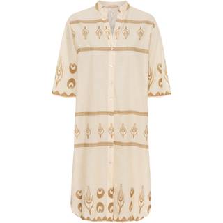 Marta Du Chateau dame kjole 28464 - Beige Print - S/M