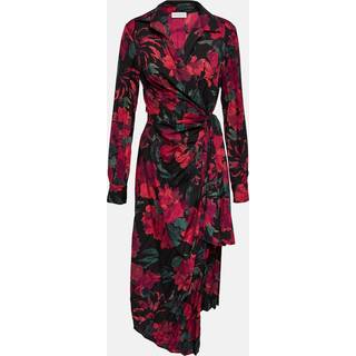 Dries Van Noten Floral wrap midi dress - multicoloured - L