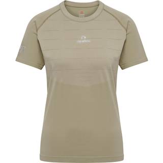 Newline Pace Seamless Running Shirt Women - Beige, Size M - beige