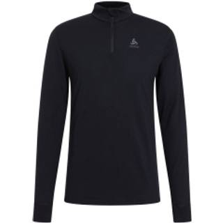 Odlo Baselayer Top Turtle Neck L/S Half Zip Merino 2 Merino undertøj Herrer størrelse XXL farve sort