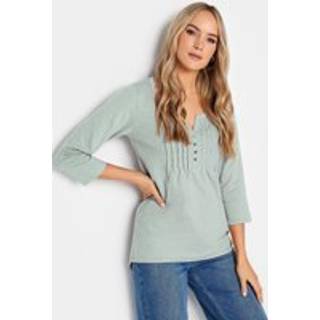 Lts Tall Light Grey Henley Top 10 Lts | Tall Women's Day Tops