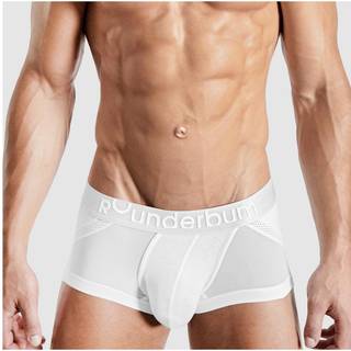 Rounderbum Anatomic Cotton Trunks - White