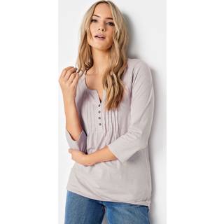 Lts Tall Light Purple Henley Top 10 Lts | Tall Women's Day Tops