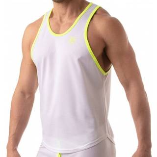 TOF Paris Athletic Mesh Tank Top - White