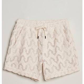 OAS Atlas Cuba Crochet Shorts Off White