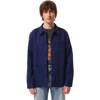 Nudie Jeans Barney Worker Overshirt Mid Blue