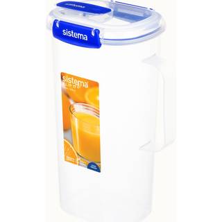 Sistema Juice Klip It Plus Transparent med blå klips (2 l)