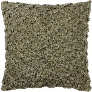 Yard Yard Lichen Green Calvay Chunky Textured Polyester Filled Cushion