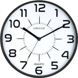 Unilux Maxi Pop Quartz vægur Ø37,5 cm sort