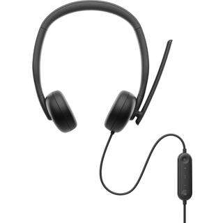 DELL WH3024 Headset Ledningsført Opkald/musik USB Type-C Sort
