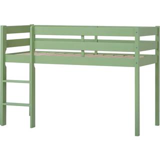 Hoppekids ECO Comfort  Halvhøj Højseng 70x160, Lysegrøn