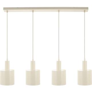 Hængelampe Ovelia Lindby, dæmpbar, Creme/amber, Køkken, Metal, Moderne