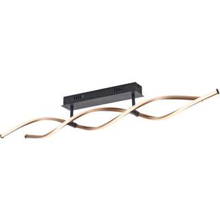 Paul Neuhaus LED-loftlampe Polina, 2 lyskilder, guld, dæmpbar