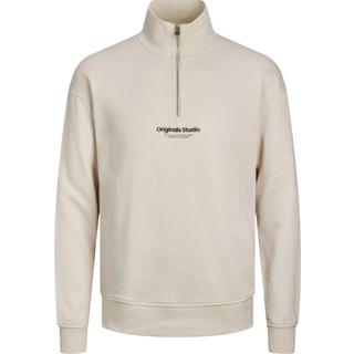 Jack & Jones Vesterbro Sweat Half Zip Moonbeam