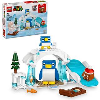 Lego Super Mario Penguin Family Snow Adventure Expansion Set Build and Display Toy For Kids Inkluderer en Goomba -figur og Baby Penguin -gave til