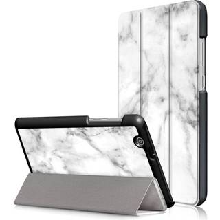 Huawei MediaPad T3 7 mønstret tre-fold PU læder flip etui - Marmor Mønster