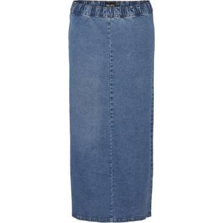 Pieces - Pcginny Midi Denim Skirt Jit - 4621897 Medium Blue Denim
