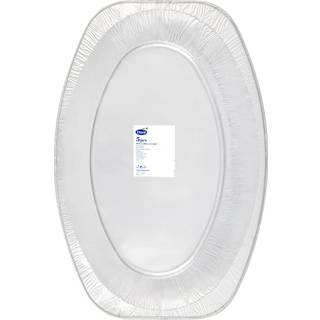 Duni serveringsfad 5-pak - sølv (På lager i varehus)