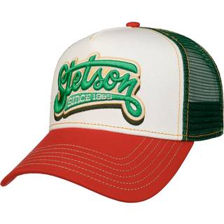 Stetson Lettering Trucker Cap Red/Offwhite/Green, OneSize