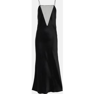 Stella McCartney Satin slip dress - black - XL
