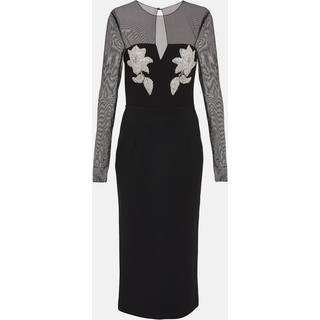 Rebecca Vallance Ginevra embellished midi dress - black - XXS