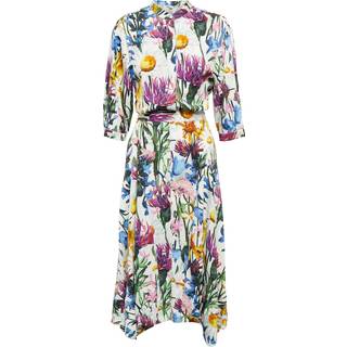 Stella McCartney Floral satin midi dress - multicoloured - L