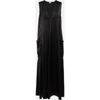 Toteme Satin midi dress - black - XS