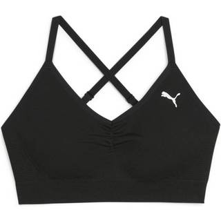 Women&#39;s Puma MOVE SHAPELUXE SEAMLESS BRA, Black, Size XS, Clothing - Black - XS