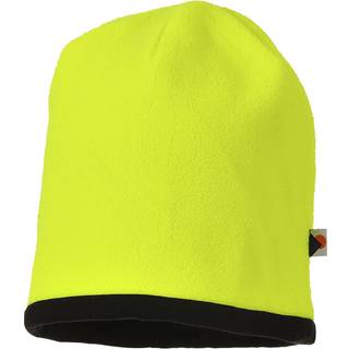 Vendbar Hi-Vis Fleece hue - Gul/Sort
