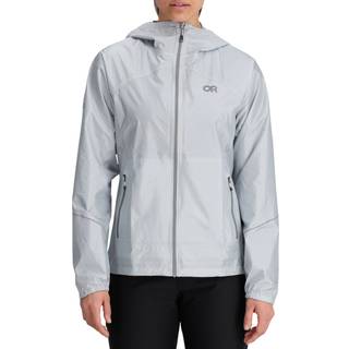 Outdoor Research Women's Helium Rain Jacket Titanium, L