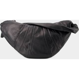 Lemaire Croissant Large leather shoulder bag - black - One Size