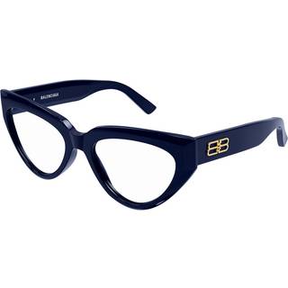 Balenciaga BB0276O 004 53 Briller Kvinder Blue - Shiny Blue - 53mm