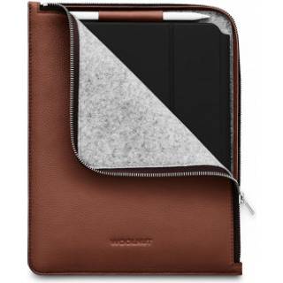 iPad / Tablet (23 x 29 cm) Woolnut Sleeve - Ægte Læder - Brun