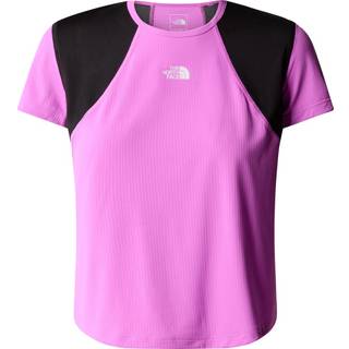 The North Face Women's Lightbright Short Sleeve Tee Violet Crocus/TNF Black, S