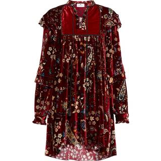 Etro Paisley velvet minidress - multicoloured - XXXS